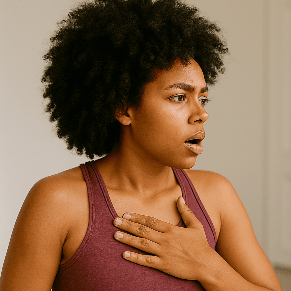 Patient:in mit Atemnot