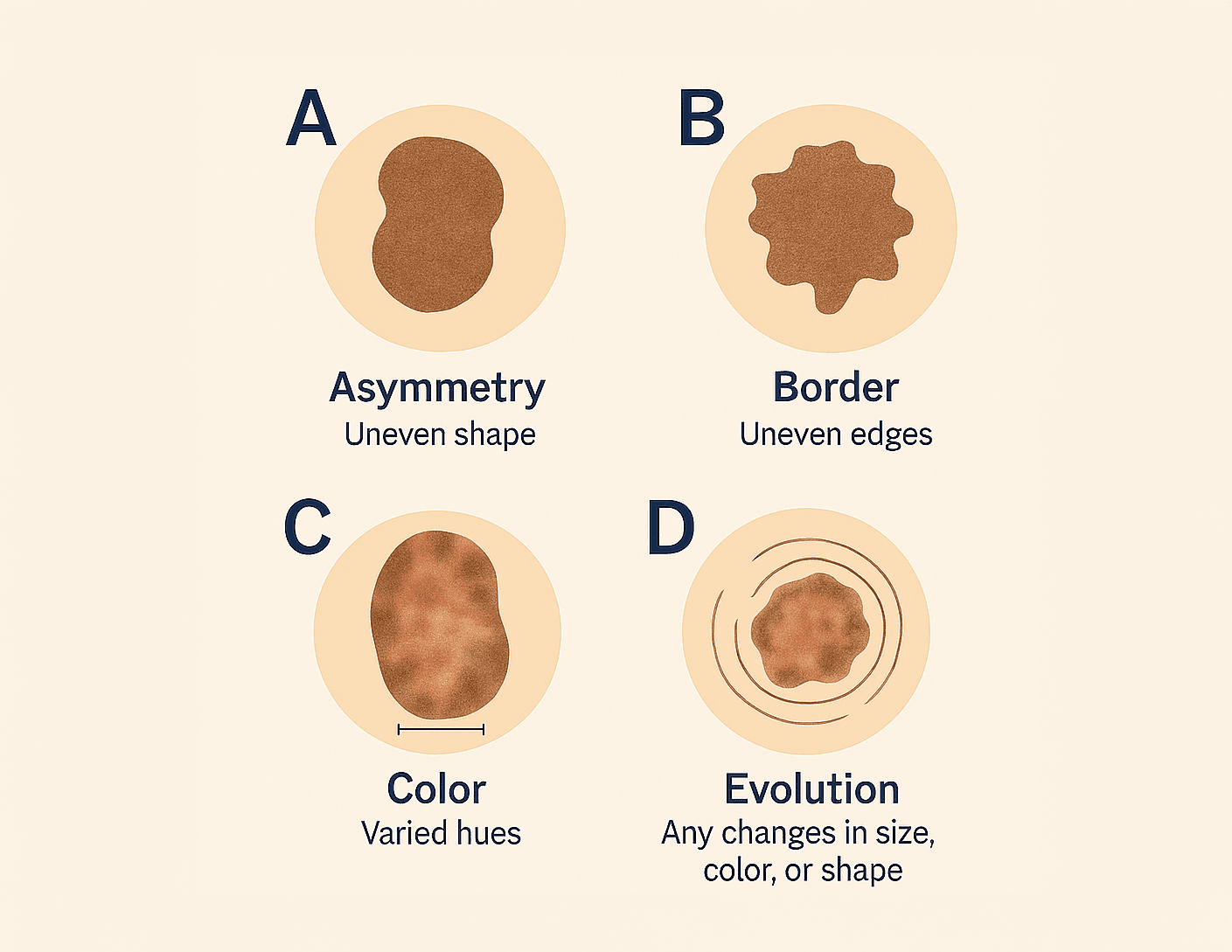 Картирование, Проверка и Удаление Родинок в German Clinic Правило ABCD для мониторинга родинок